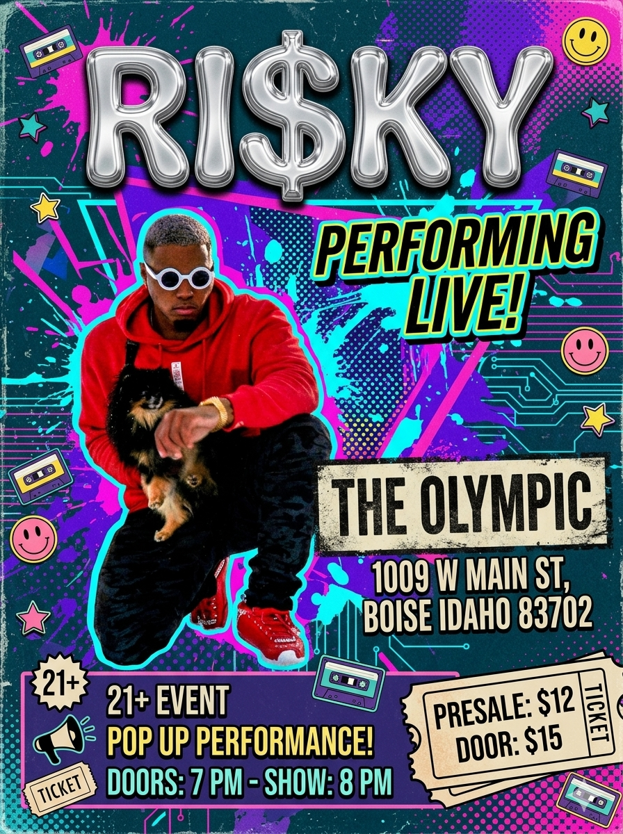 Opening Act Slot (May 24th) for Ri$ky!